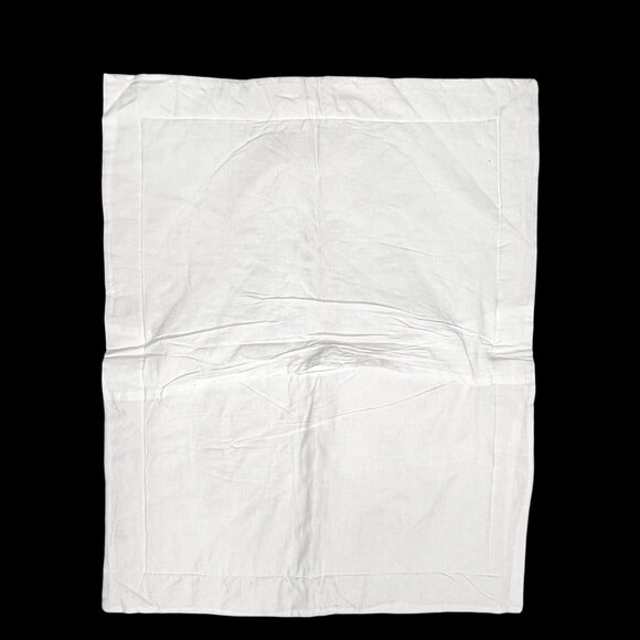 2 Standard Pillow Shams Double Wedding Ring  Patchwork Hand Stitched Country Far - Picture 9 of 11